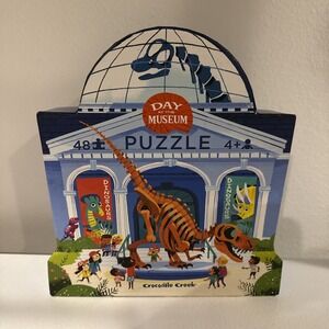 Day At The Museum Crocodile Creek 48 Piece Dinosaurs Puzzle Complete Ages 4+